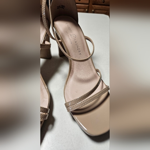 Chinese Laundry Nude Strappy Heels Size 10 - Picture 5 of 11